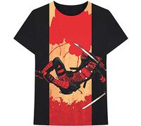 Marvel Comics - T-Shirt # M Unisex Black # Deadpool Samurai [Import]