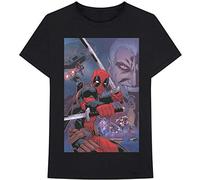 Marvel Comics - T-Shirt # XL Unisex Black # Deadpool Composite [Import]