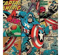 MARVEL COMICS WDC95431 Toile Imprimée, Multicolore, 40 x 40 cm