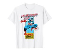 Marvel Corner Box Father'S Day Legendary Captain America Dad T-Shirt