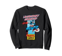 Marvel Corner Box Legendary Captain America Grandad Sweatshirt