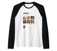 Marvel Cosmic Invasion Game Choose Your Super Hero Retro Manche Raglan