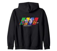 Marvel Cosmic Invasion Game Super Hero Select Screen Retro Sweat à Capuche