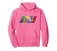 Marvel Cosmic Invasion Game Super Hero Select Screen Retro Sweat à Capuche, Unisexe pour Adultes, Rose Vif, L