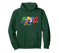 Marvel Cosmic Invasion Game Super Hero Select Screen Retro Sweat à Capuche, Unisexe pour Adultes, Vert Forêt, XL