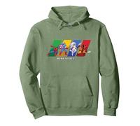 Marvel Cosmic Invasion Game Super Hero Select Screen Retro Sweat à Capuche, Unisexe pour Adultes, Vert Sauge, XL