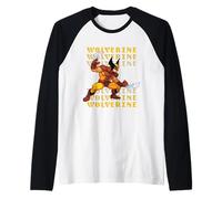 Marvel Cosmic Invasion Game Wolverine Retro Pixel Graphics Manche Raglan
