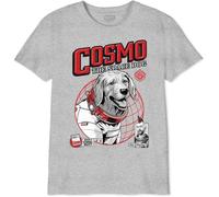 MARVEL - Cosmo Space Dog BOGUGAMTS149 - T-shirt pour enfants, gris, taille 128/8 ans
