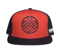 Marvel Crest Logo Casquette de Baseball, Noir/Rouge, Taille Unique Mixte