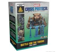 Marvel : Crisis Protocol Battle for The Throne, Rival Panels - Wakanda Showdown! Jeu de Super-héros de Table, à partir de 14 Ans, 2 Joueurs, 90 Minutes de Jeu, fabriqué par Atomic Mass Games