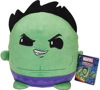 Marvel Cuutopia - Personnage Hulk en peluche de 25,4 cm - Oreiller doux et arrondi - Cadeau de collection pour enfants et fans à partir de 3 ans