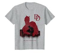 Marvel Daredevil A Man Without Fear is Broken Within T-Shirt, Enfant, Gris Chiné, 4 Ans