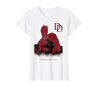 Marvel Daredevil A Man Without Fear is Broken Within T-Shirt, Femme, Blanc, S