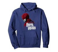 Marvel Daredevil: Born Again Disney+ Profile and Series Logo Sweat à Capuche, Unisexe pour Adultes, Bleu Marine, XXL
