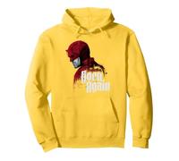 Marvel Daredevil: Born Again Disney+ Profile and Series Logo Sweat à Capuche, Unisexe pour Adultes, Citron, XL