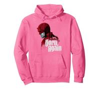 Marvel Daredevil: Born Again Disney+ Profile and Series Logo Sweat à Capuche, Unisexe pour Adultes, Rose Vif, S