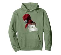 Marvel Daredevil: Born Again Disney+ Profile and Series Logo Sweat à Capuche, Unisexe pour Adultes, Vert Sauge, XL