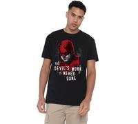 Marvel Daredevil Born Again The Devil's Work is Never Done T-shirt unisexe, noir, Noir , 5XL