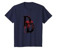 Marvel Daredevil in Shadows T-Shirt, Enfant, Bleu Marine, 12 Ans