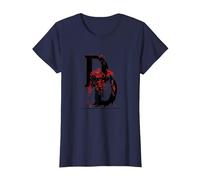 Marvel Daredevil in Shadows T-Shirt, Femme, Bleu Marine, S