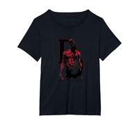Marvel Daredevil in Shadows T-Shirt, Femme Grandes Tailles, Noir, 5X
