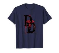 Marvel Daredevil in Shadows T-Shirt, Homme, Bleu Marine, S