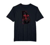 Marvel Daredevil in Shadows T-Shirt, Homme Grandes Tailles, Noir, 3X Tall
