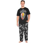 Marvel Deadpool and Wolverine Ensembles de Pyjama Homme Hiver - Cadeau Homme et Ado (Noir Deadpool Wolverine, S)