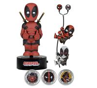 MARVEL DEADPOOL Boîte Cadeau Set BODYKNOCKER Scaler Hubsnaps Écouteurs