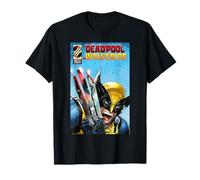 Marvel Deadpool et Wolverine Fighting T-Shirt