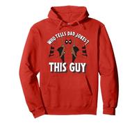 Marvel Deadpool Father's Day Who Tells Dad Jokes? This Guy Sweat à Capuche