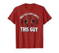 Marvel Deadpool Father's Day Who Tells Dad Jokes? This Guy T-Shirt