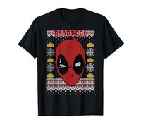 Marvel Deadpool Noël Ugly Sweater Style T-Shirt
