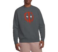 Marvel Deadpool Paint Logo Sweat-Shirt Unisexe Charbon Taille L