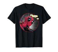 Marvel Deadpool Wade Wilson Gotta Go to the Bathroom Comic T-Shirt, Homme, Noir, 3XL