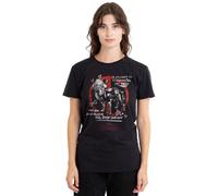 Marvel Deadpool Wolverine Unicorn Dogpool T-Shirt Femme, Noir, M