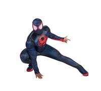 MARVEL Deluxe Adult Miles Morales Costume, Mens Spiderman Halloween Costume - Officially Licensed X-Large