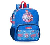 Marvel Disney Spidey Power of 3 Sac à Dos pour Enfant, Sac à Dos d'école, Bretelles Larges, ergonomiques et rembourrées, Plusieurs Poches., Bleu, Sac à Dos 28
