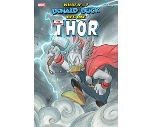 Marvel & Disney What If Donald Duck Became Thor #1 Peach Momoko Var