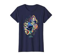 Marvel Doctor Strange in The Multiverse of Madness Rainbow T-Shirt, Femme, Bleu Marine, 3XL