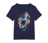 Marvel Doctor Strange in The Multiverse of Madness Rainbow T-Shirt, Femme Grandes Tailles, Bleu Marine, 3X