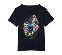 Marvel Doctor Strange in The Multiverse of Madness Rainbow T-Shirt, Femme Grandes Tailles, Noir, 1X