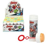 Marvel DULCOP - Pack de 36 Bulles Avengers - Bulles de Savon - 60 ML - 047578 - Multicolore - Plastique - Licence Officiel - Jouet Enfant - Jeu de Plein air - À Partir de 3 Ans