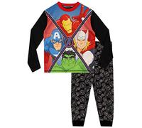 Marvel Ensemble De Pyjamas Garçon Iron Man Captain America Thor Hulk Multicolore 4-5 Ans