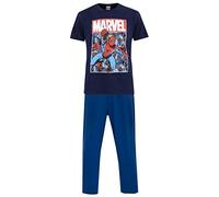 Marvel Ensemble De Pyjamas Homme Spiderman Bleu Large