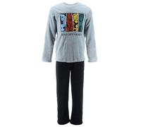 Marvel Ensemble Pyjama Homme Polaire Avengers, Beyond Earth's Mighties, 2 Pièces, Licence Officielle, 100% Polyester (FR/ES, Alpha/Lettres, M, Taille Normale, Taille Normale)