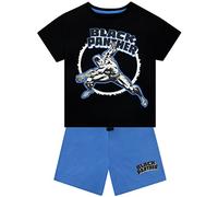 Marvel Ensemble Shorts et Haut Garçon Black Panther Ensemble 2 Pièces pour Enfants Noir 5-6 ans