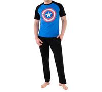 Marvel - Ensembles De Pyjama - Avengers Captain America - Homme, Multicolore, XXL