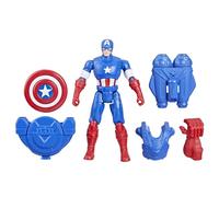 Marvel Comics Figurine d'action Captain America – Epic Hero Series Battle Gear, 10,2 cm