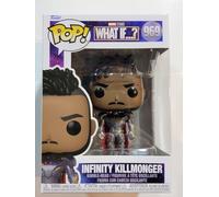 Funko Pop! – Figurine vinyle The King (Infinity Killmonger) – Marvel What If – Produit officiel